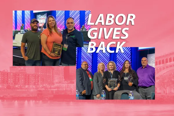 labor gives back