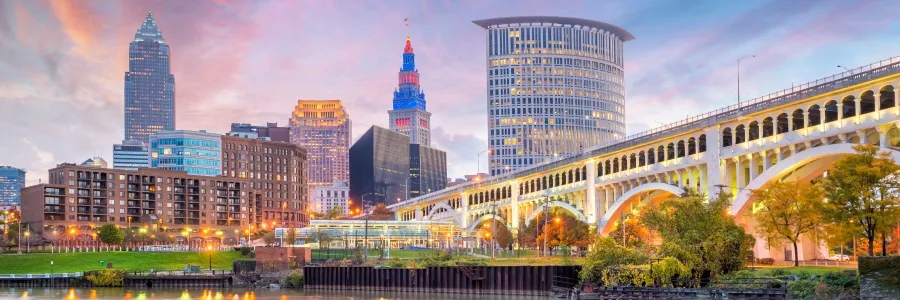 Cleveland skyline