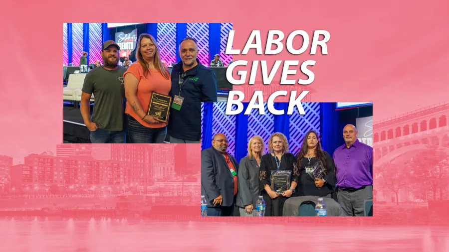 labor gives back
