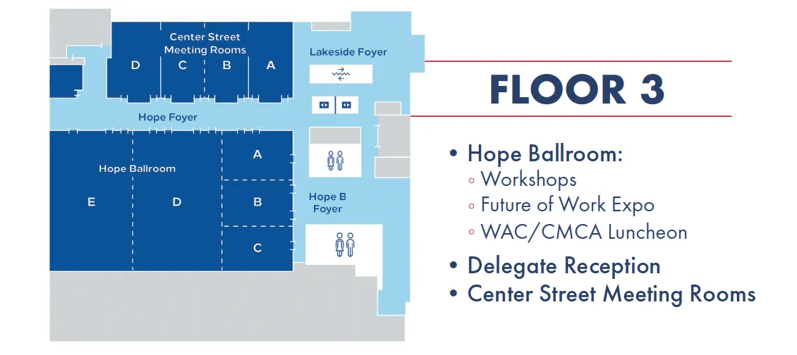 Floormap Floor 3 Hilton